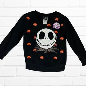 Kids Jack Skeleton Nightmare before Christmas pull over Halloween sweater
